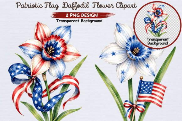 Download Patriotic Daffodil Flower PNG Clipart - Daffodil flower Collection