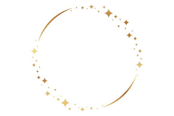 Download Stardust Circle. Shiny Glowing Golden Ri - Shiny Collection