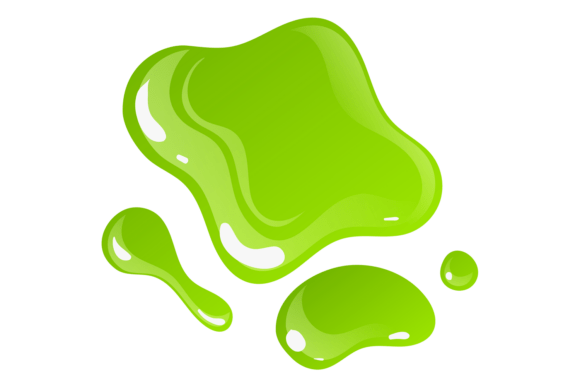 Download Glossy Green Paint Stain. Shiny Slime Bl - Shiny Collection