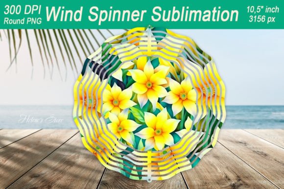 Download Daffodil Flower Wind Spinner Sublimation - Daffodil flower Collection