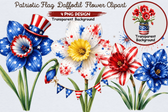 Download Patriotic Daffodil Flower PNG Clipart, - Daffodil flower Collection