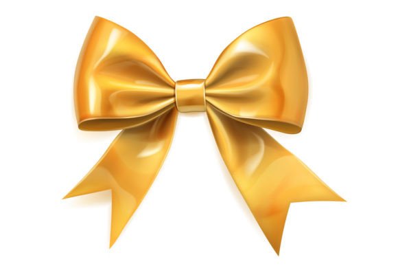 Download Beautiful Big Yellow Shiny Bow - Shiny Collection
