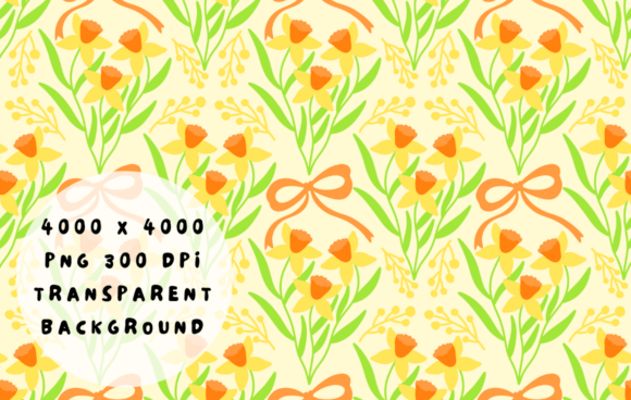 Download Aesthetic Daffodil Flower Spring Pattern - Daffodil flower Collection